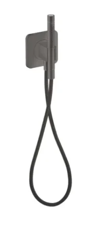Axor Citterio C Porter Unit 120/120 Softsquare With Baton Hand Shower 2jet And Textile Shower Hose Brushed Black Chrome product image - Image 1