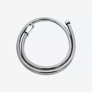 Just Taps Plastic Coated Shower Hose 1.25M Chrome