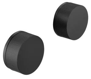Just Taps Evo Wall Valves Matt Black