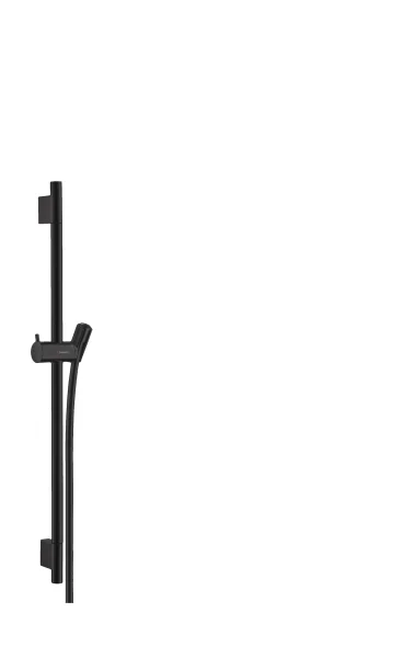 Hansgrohe Unica Shower Rail S Puro 65 Cm With Isiflex Shower Hose 160 Cm Matt Black