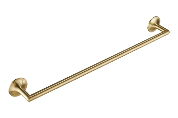 Just Taps Kono Towel Rail Brushed Brass
