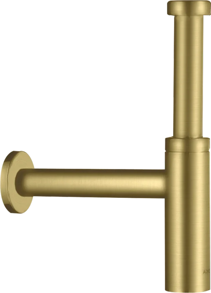 Axor Bottle Trap 11/4" Flowstar S Brushed Brass product image - Image 1