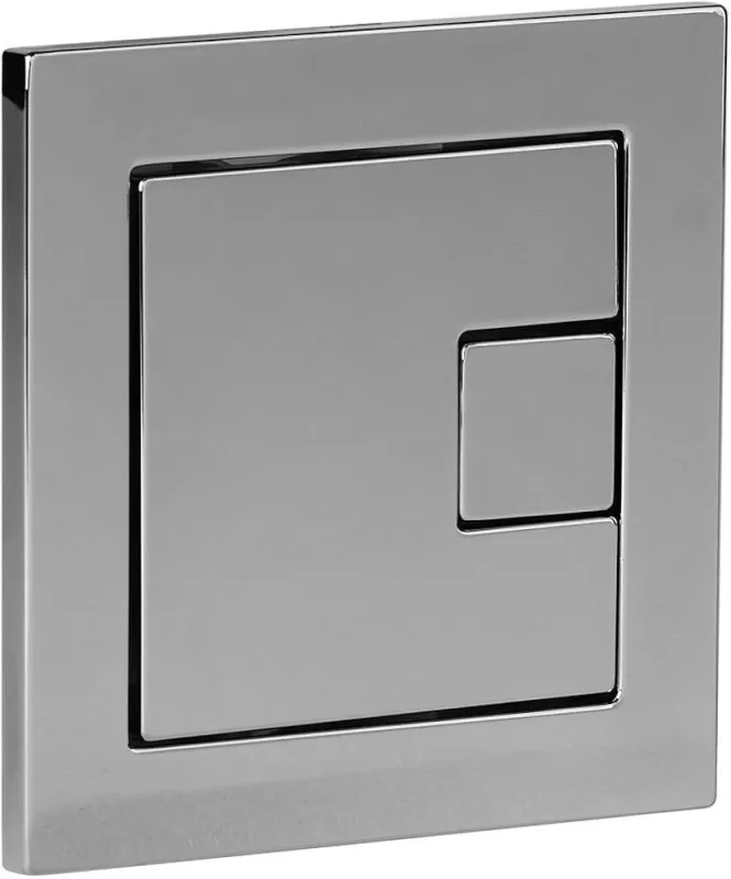 Roper Rhodes Square Flush Button For Concealed Cisterns - Chrome product image - Image 1