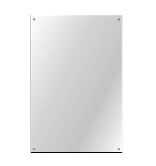 Hib Drilled Mirror 4mm Float Glass 45 X 30cm (6 Per Pack)
