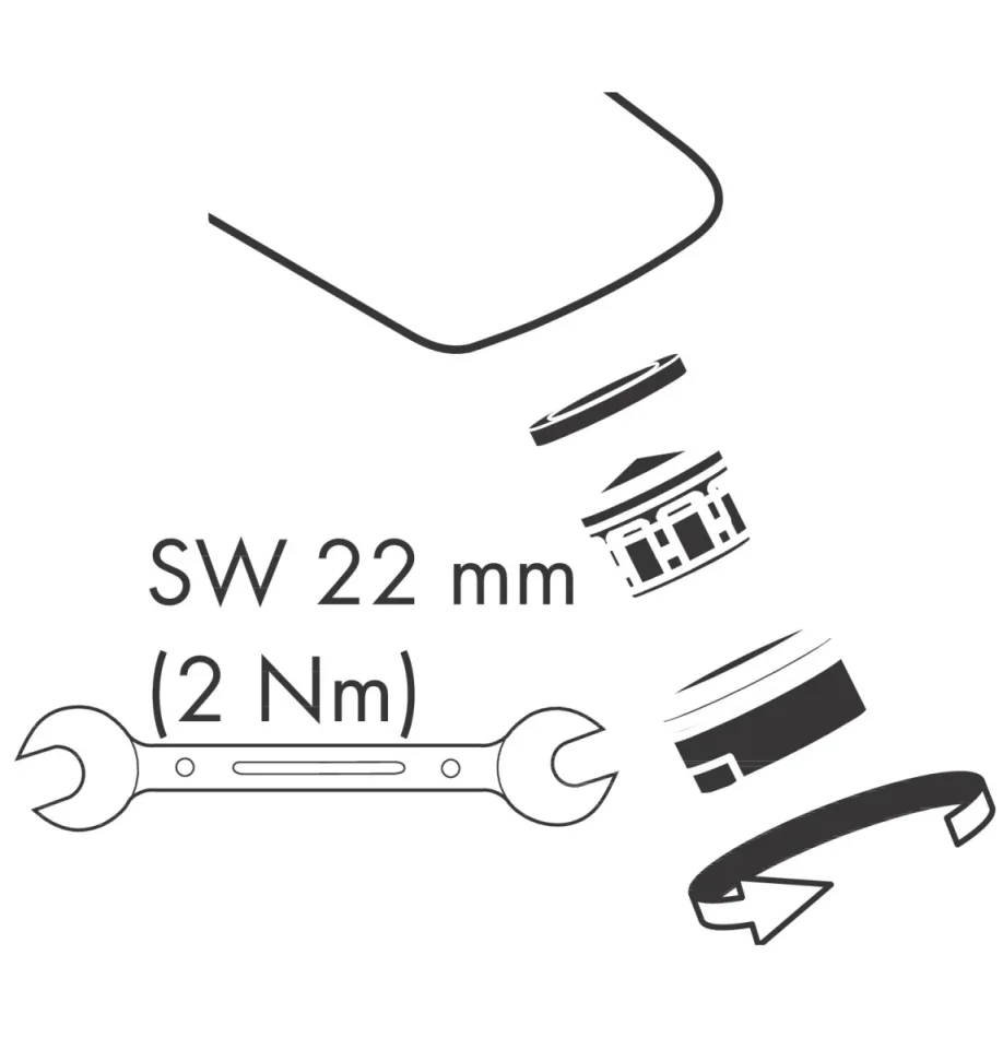 Hansgrohe Vernis Shape Single Lever Basin Mixer For Concealed Installation Wall-mounted With Spout 20,7 Cm Chrome detail view - Image 2