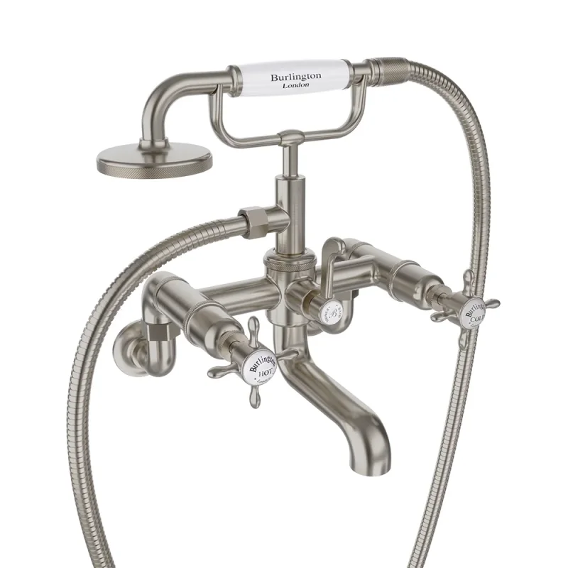 Burlington Guild Bath Shower Mixer Wall Mounted Chrome product image - Image 1