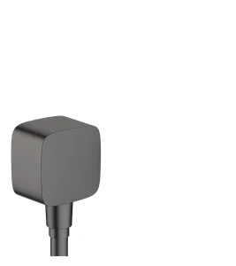 Hansgrohe Fixfit Wall Outlet With Non-return Valve Brushed Black Chrome