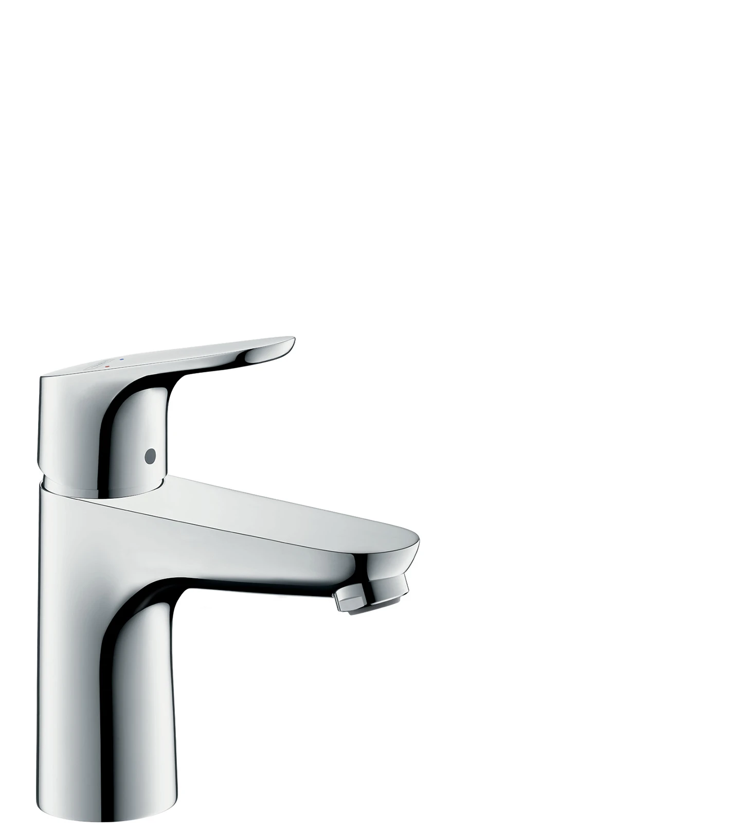 Hansgrohe Focus Single Lever Basin Mixer 100 Lowflow 3.5 L/min Without Waste Chrome