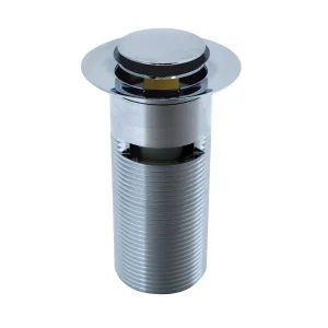 Roper Rhodes 100mm Spring Waste Slotted Thread - Chrome