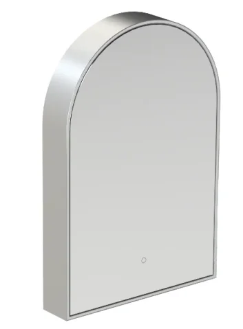 HIB - Romana Cabinets - Aluminium - W50 x H90 x D14cm  product image - Image 1