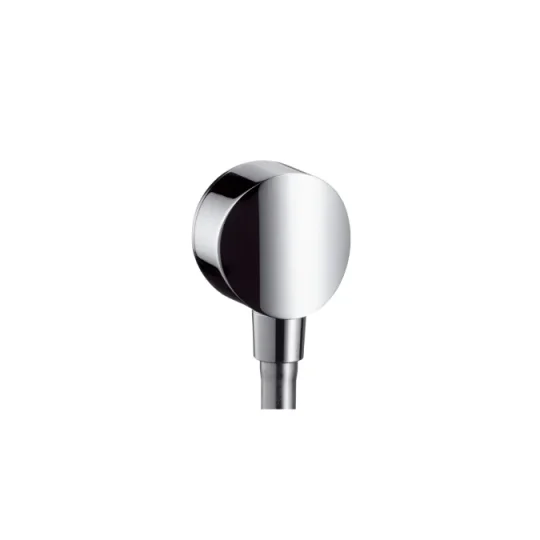 Hansgrohe Fixfit Wall Outlet S With Non-return Valve And Synthetic Joint Chrome detail view - Image 2