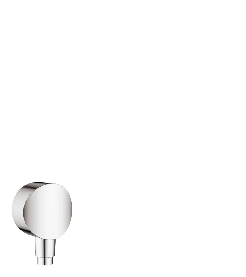 Hansgrohe Fixfit Wall Outlet S With Non-return Valve And Synthetic Joint Chrome detail view - Image 3