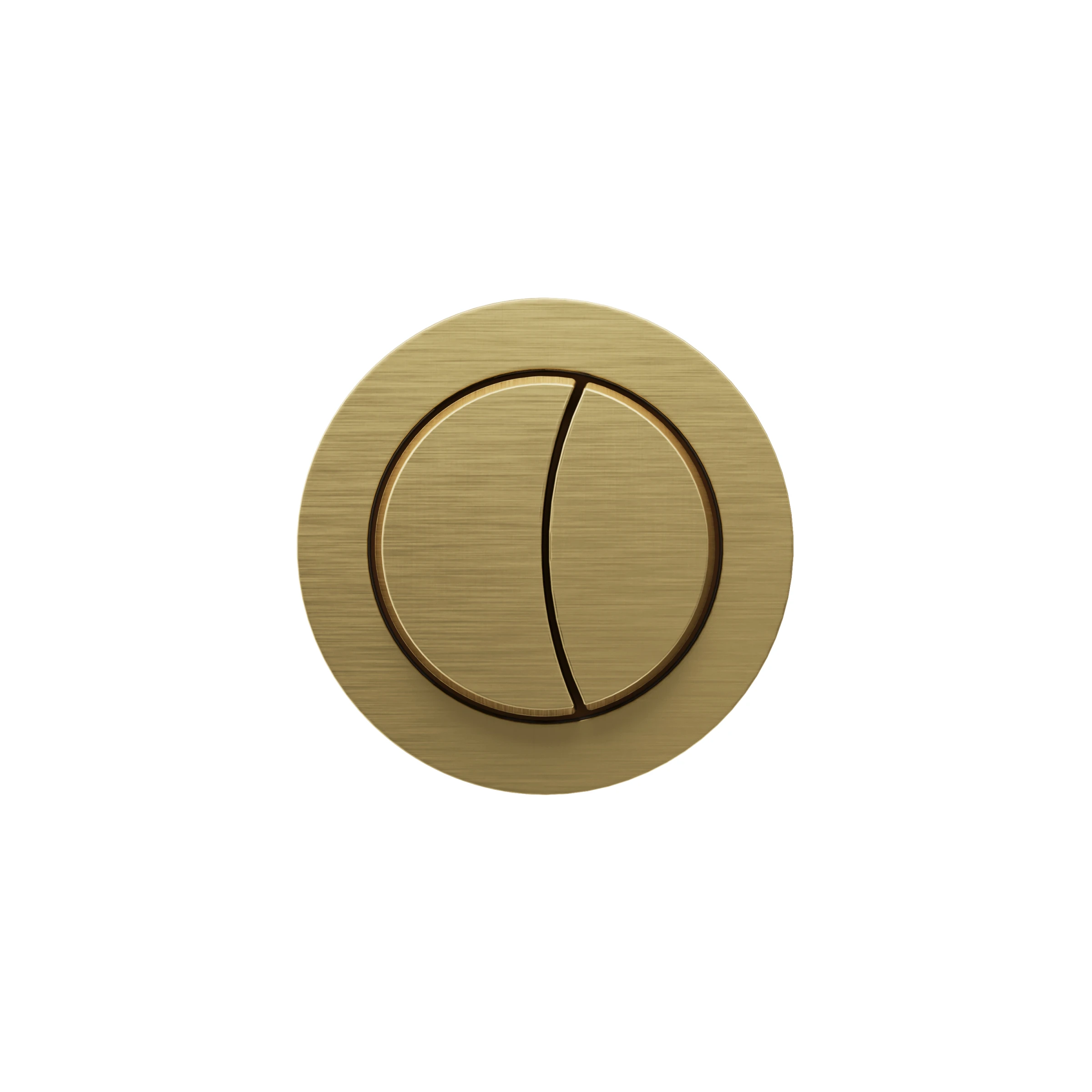 Britton Flush Button & Cable Brushed Brass