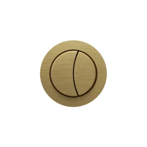Britton Flush Button & Cable Brushed Brass