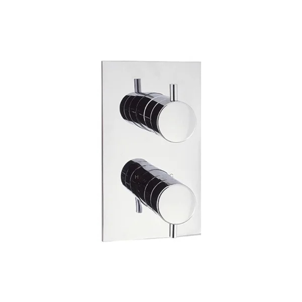 Crosswater Kai Lever/MPRO Crosshead Rectangular 1000 Thermostatic Back Plate Chrome