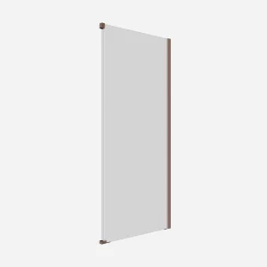 Crosswater Optix Side Panel 900 for Slider Brushed Bronze