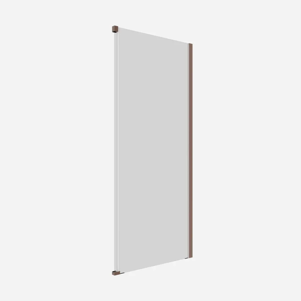 Crosswater Optix Side Panel 900 for Slider Brushed Bronze product image - Image 1