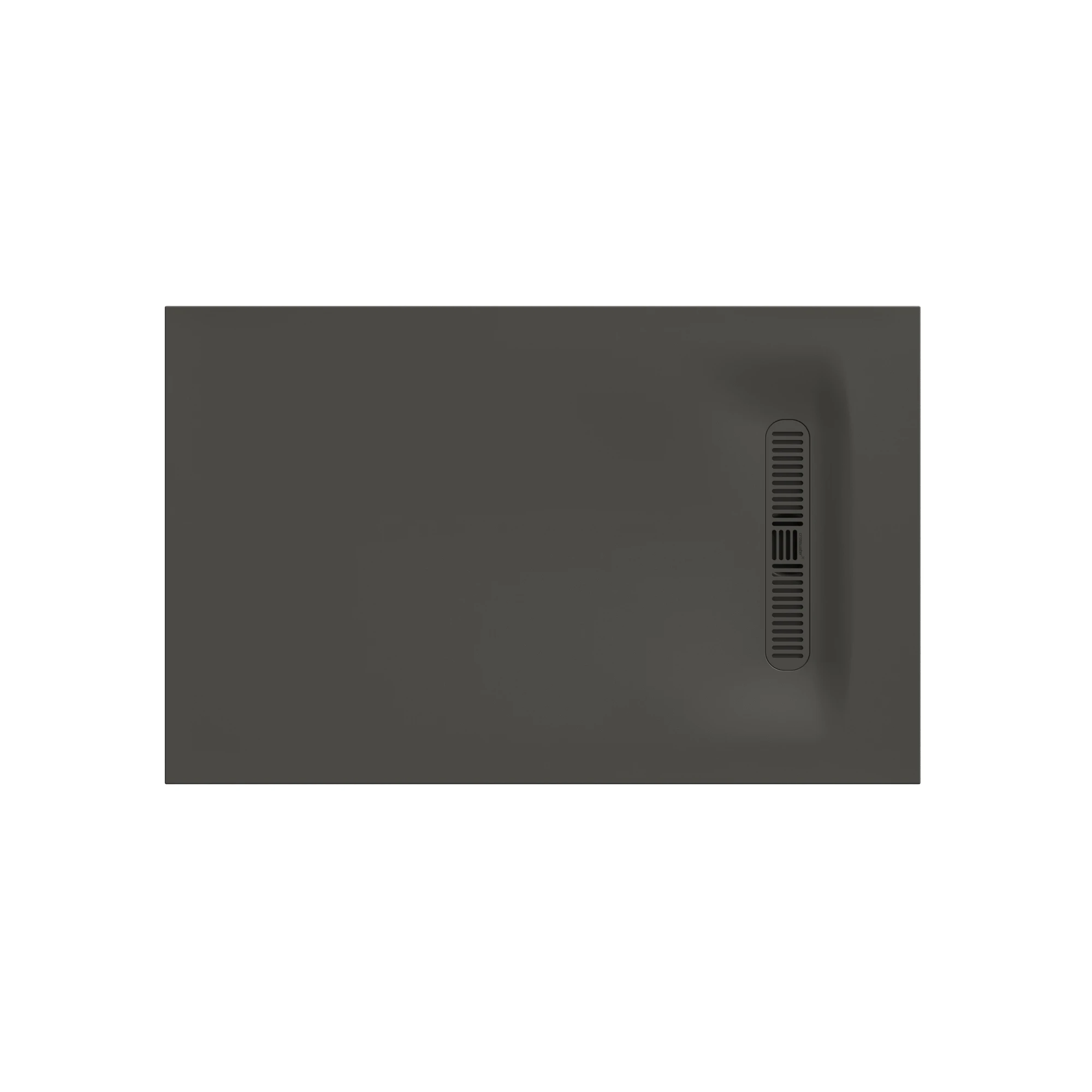 Crosswater Vito Rectangle Shower Tray 760 x 1200 25mm Matt Grey