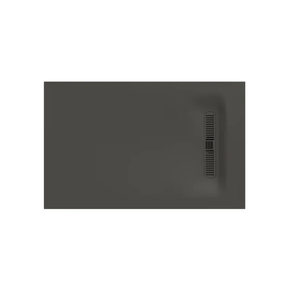 Crosswater Vito Rectangle Shower Tray 760 x 1200 25mm Matt Grey product image - Image 1