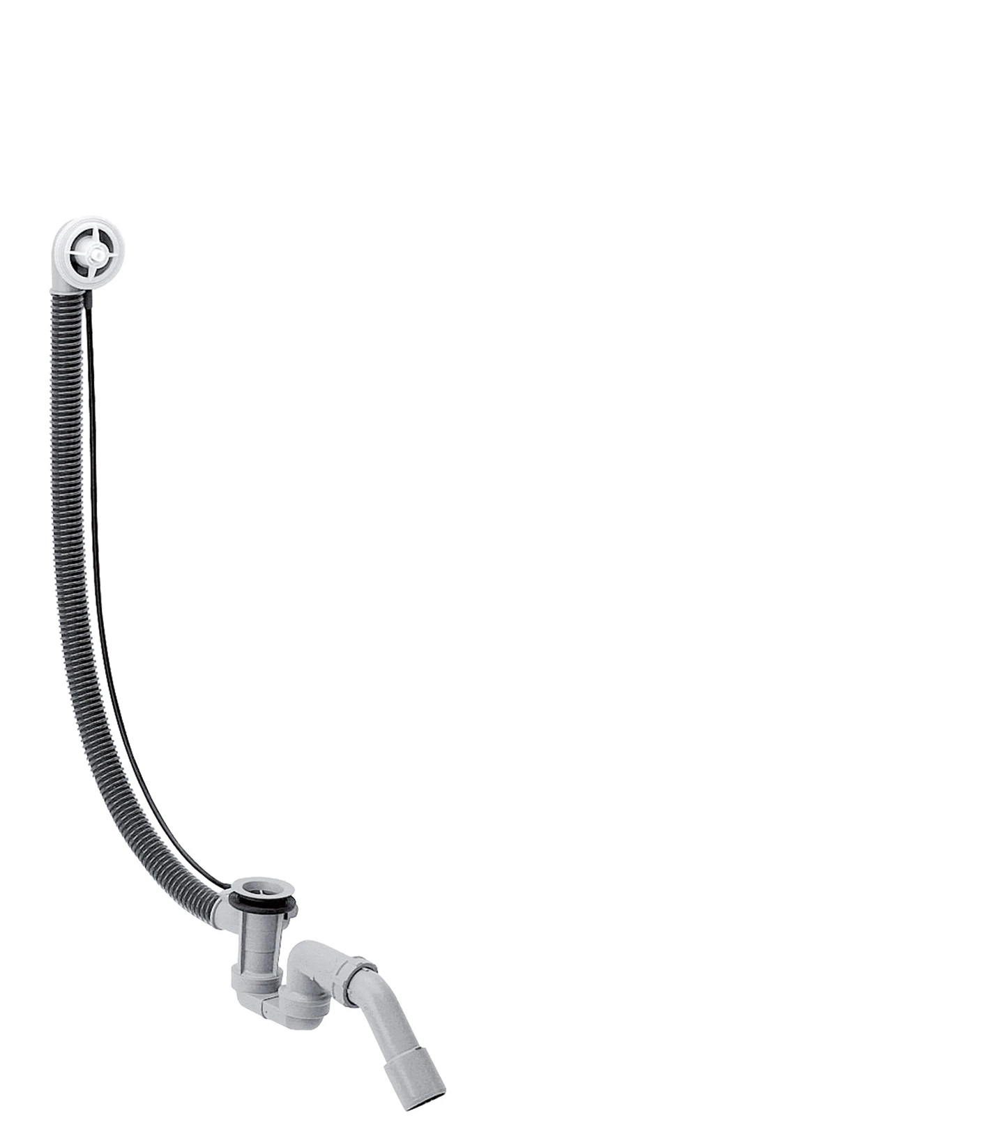 Hansgrohe Flexaplus Basic Set For Waste And Overflow Set For Large Bathtubs