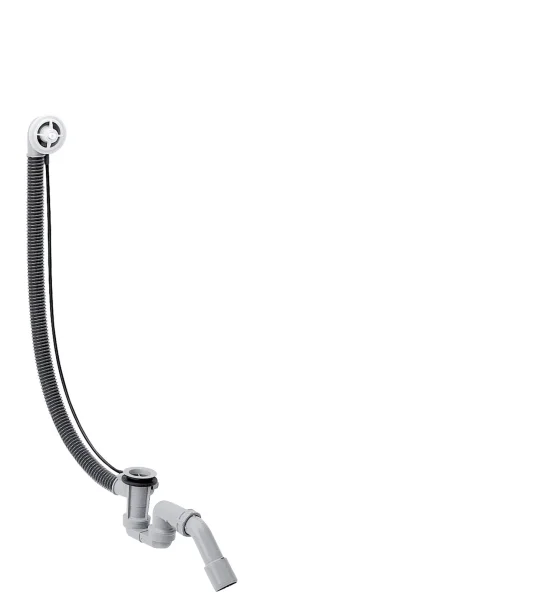 Hansgrohe Flexaplus Basic Set For Waste And Overflow Set For Large Bathtubs