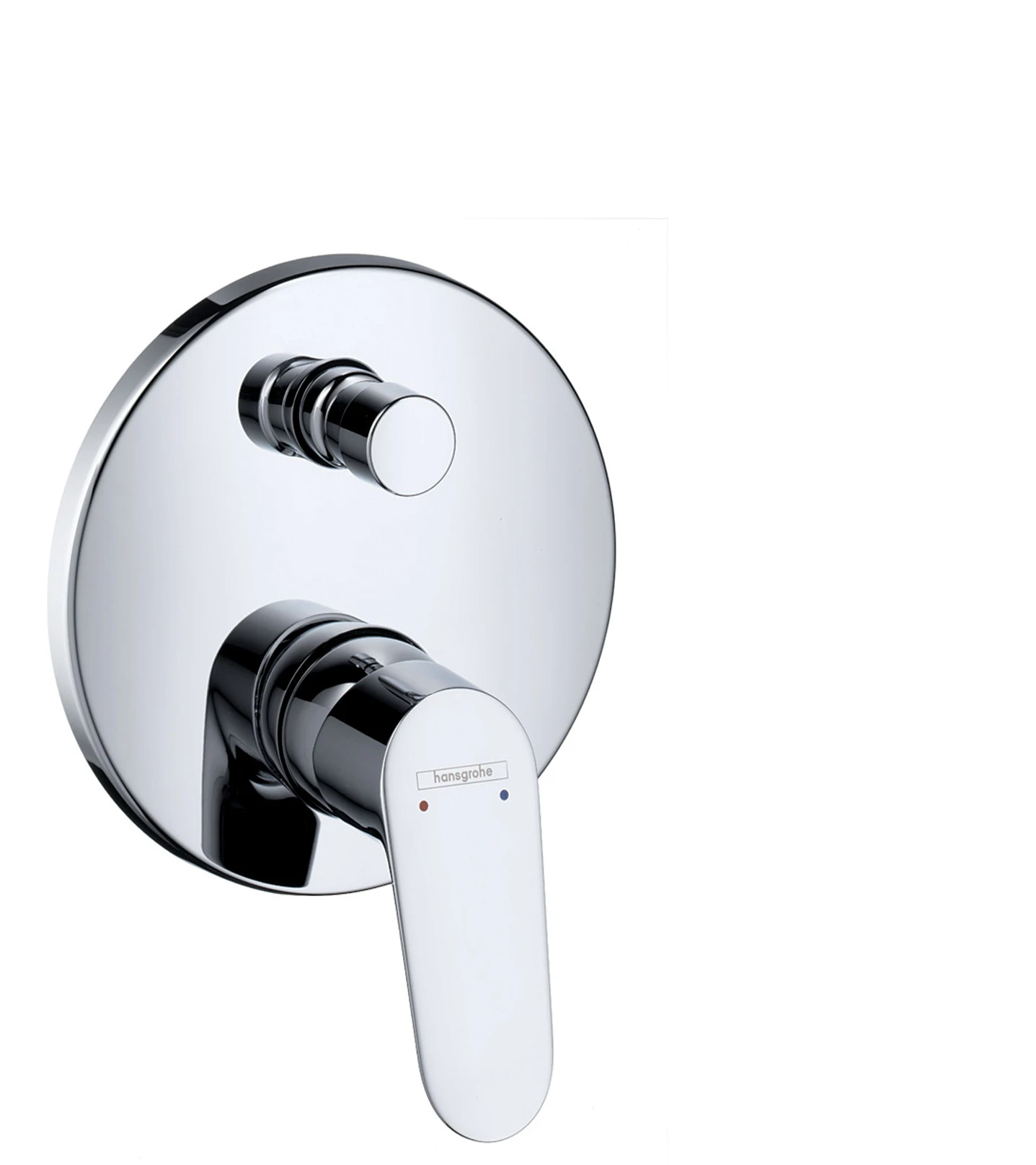 Hansgrohe Focus Single Lever Manual Bath Mixer For Concealed Installation Chrome