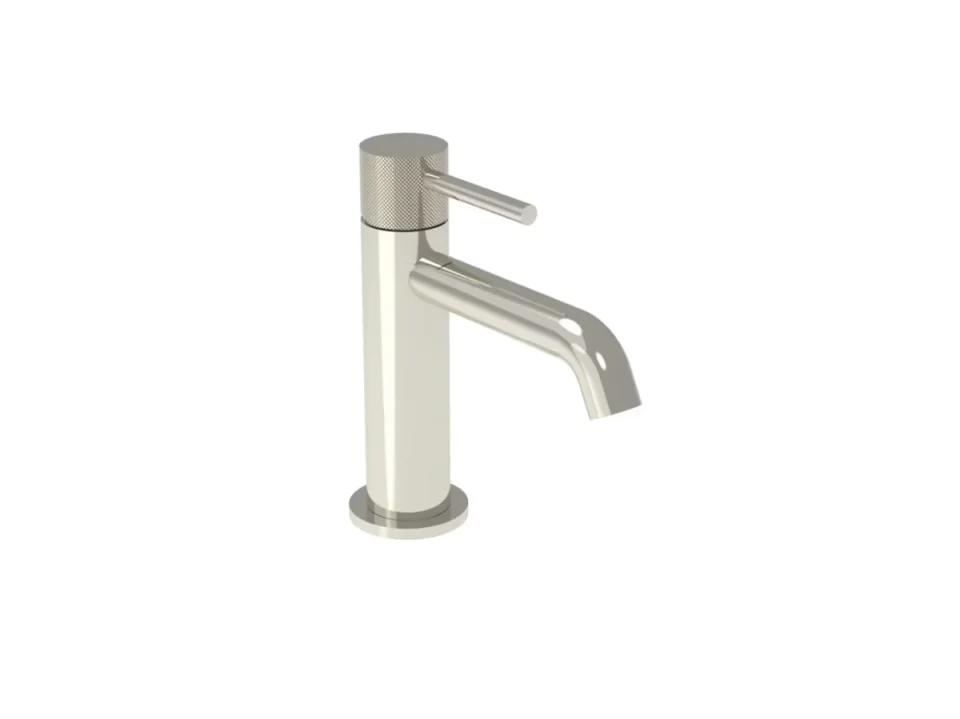 Saneux Cos Knurled Basin Mixer Handle - Brushed Nickel product image - Image 1