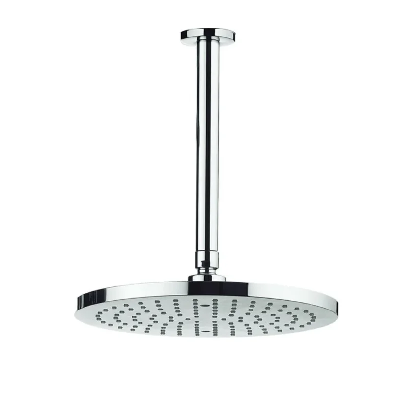 Crosswater Fusion Fixed Head 250mm & Ceiling Arm Round Chrome product image - Image 1