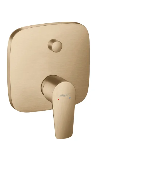 Hansgrohe Talis E Single Lever Manual Bath Mixer For Concealed Installation Brushed Bronze