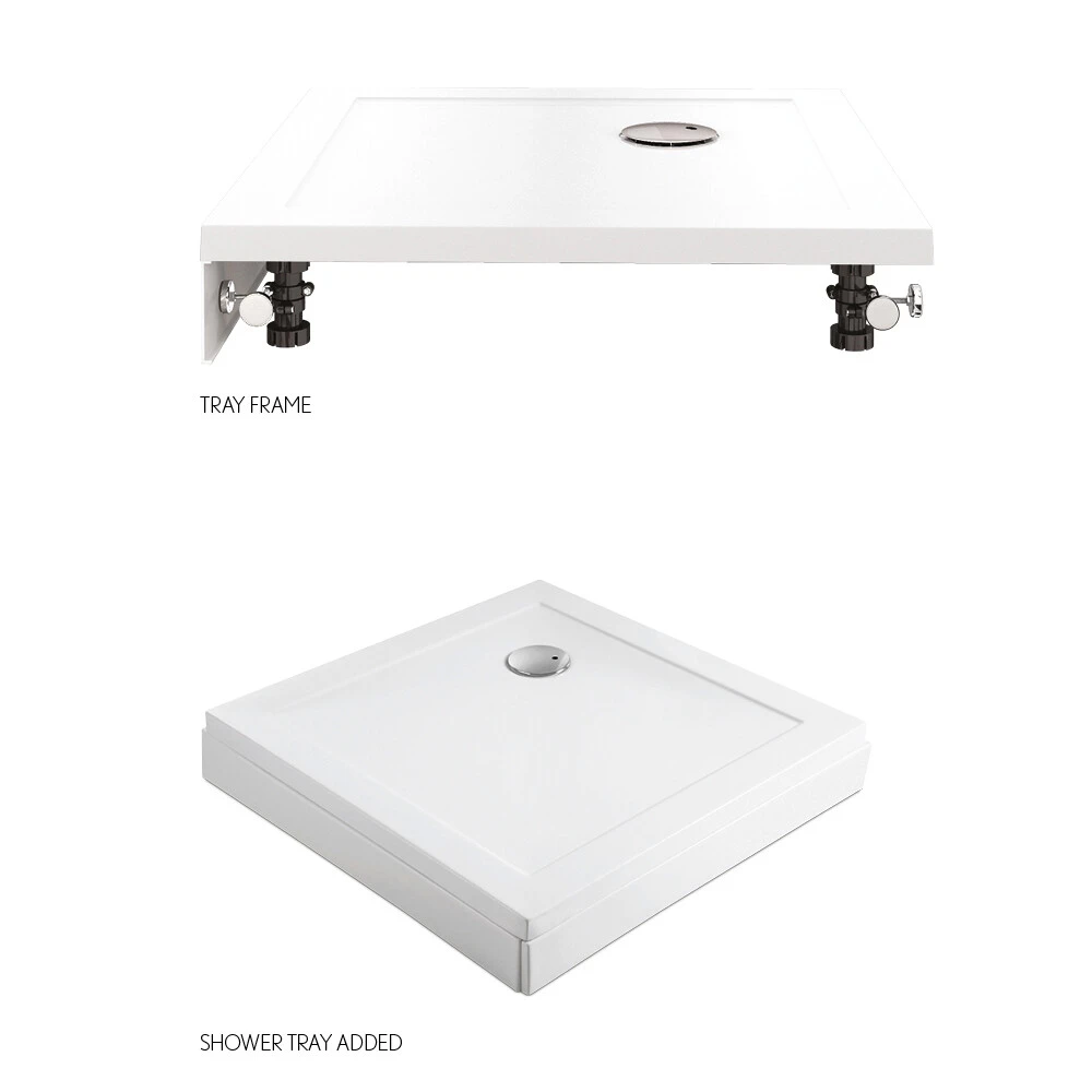 Crosswater Rectangular Shower Tray 12 Piece Leg Set