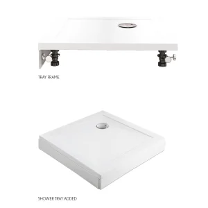 Crosswater Rectangular Shower Tray 12 Piece Leg Set