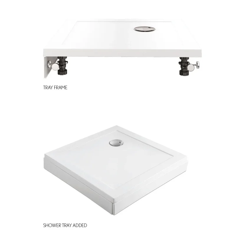 Crosswater Rectangular Shower Tray 12 Piece Leg Set product image - Image 1