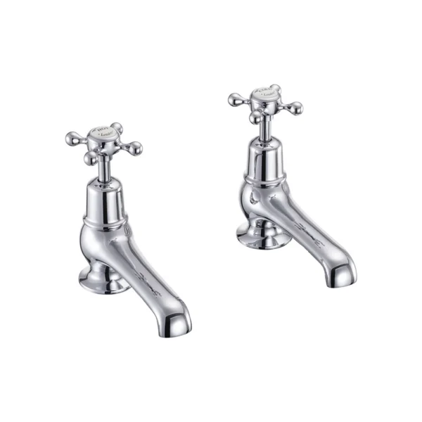 Burlington Qt Claremont 5" Basin Taps Chrome