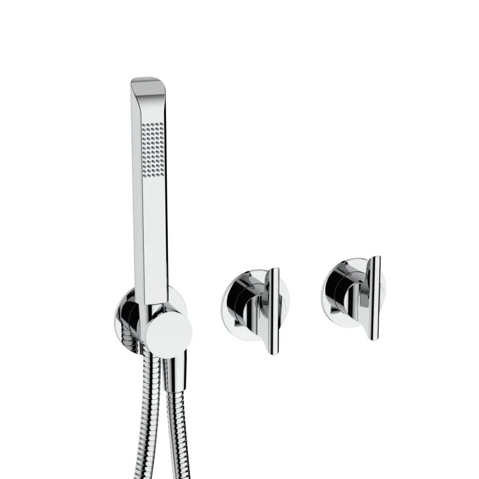 Crosswater Module Foile 2 Handle With Handshower Chrome product image - Image 1