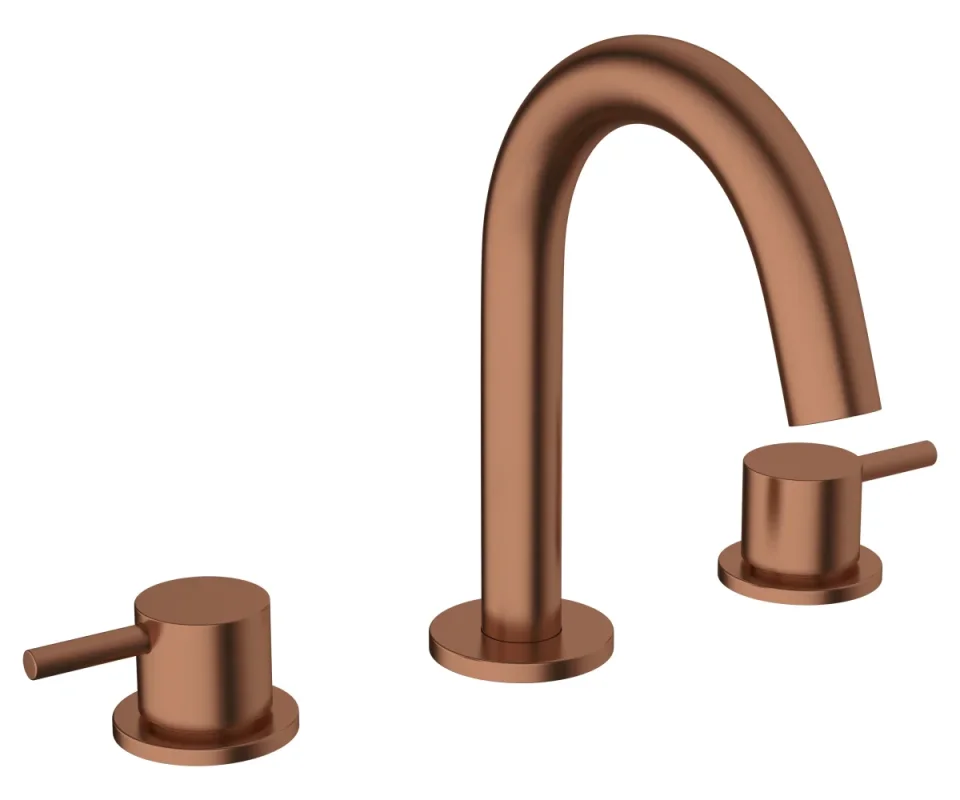 Crosswater MPRO Basin 3 Hole Set Brushed Bronze product image - Image 1