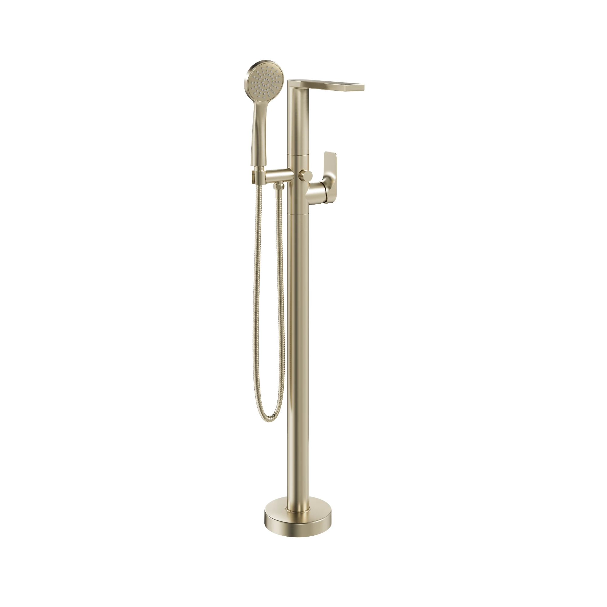 Crosswater Fuse Bath Shower Mixer Floor Standing Brushed Brass