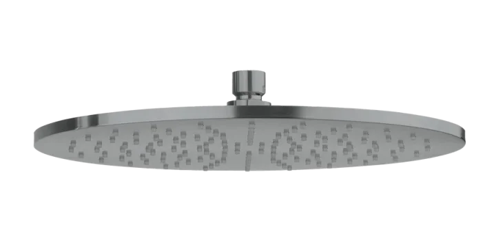 Crosswater 3ONE6 Shower Head 300 x 8mm Stainless Slate detail view - Image 2