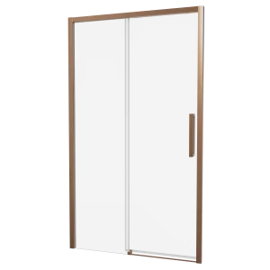 Crosswater Asura 8mm Sliding Door A 1100 Fixed Panel Brushed Bronze