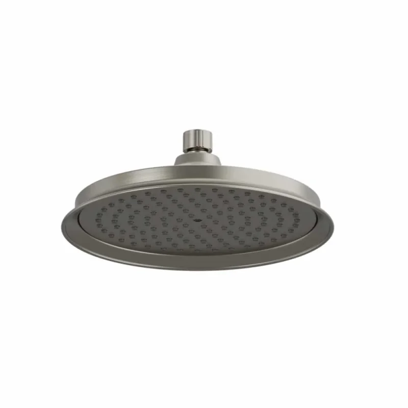 Burlington 9'' Abs Air Round Rain Shower Head Brushed Nickel product image - Image 1
