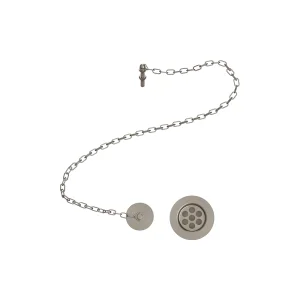Burlington Basin Plug & Chain Slotted Brushed Nickel