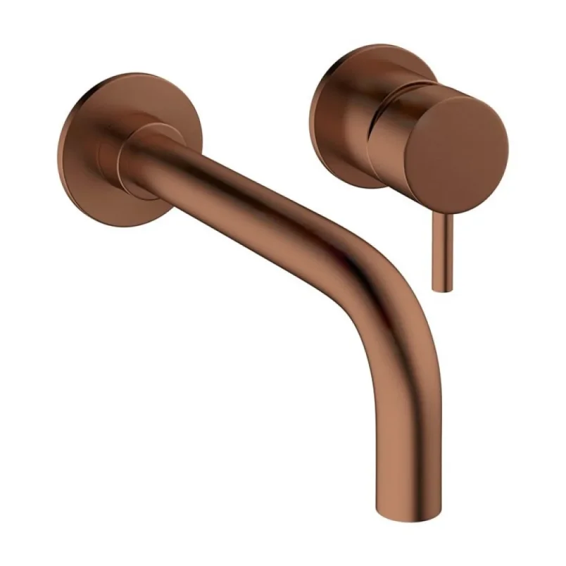 Crosswater MPRO Basin 2 Hole Set Brushed Bronze detail view - Image 2