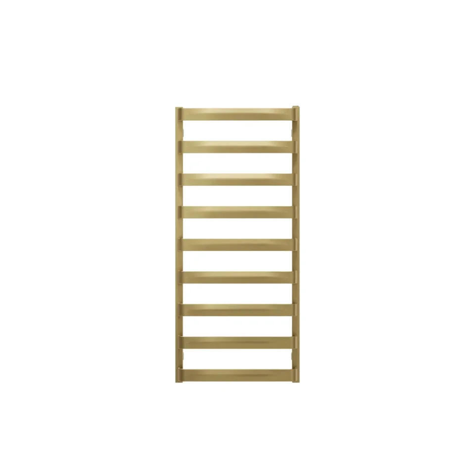 Crosswater Air Towel Warmer 500 x 1100 Brushed Brass product image - Image 1