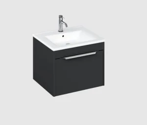 Britton Shoreditch Single Drawer Unit 550mm Matt Grey
