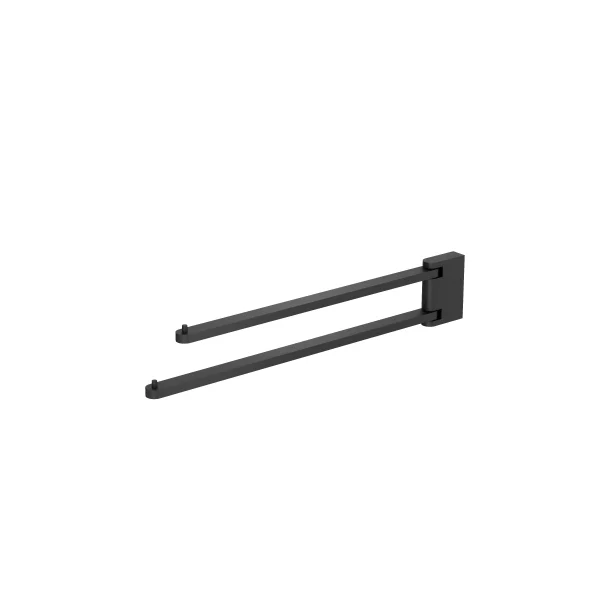Crosswater MPRO 2 Swivel Towel Rail Matt Black