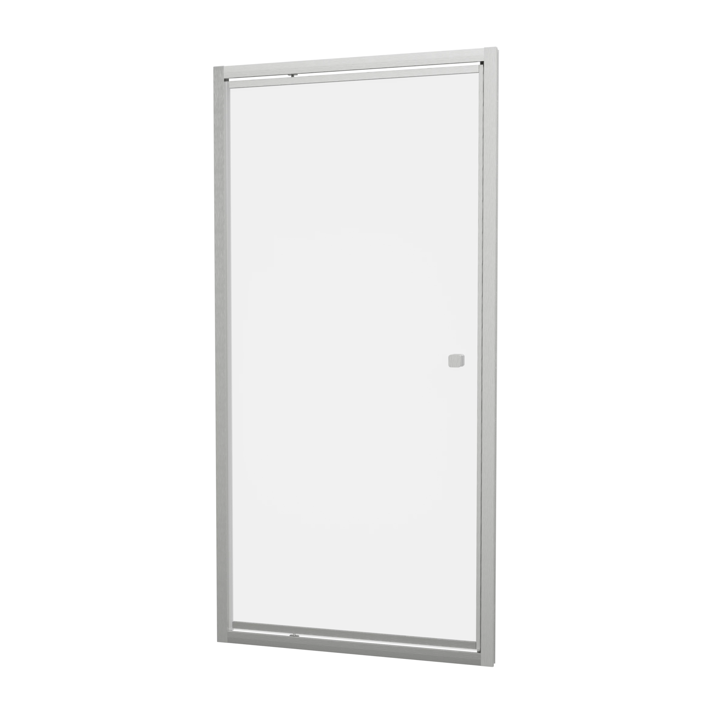 Crosswater Clear 6 Pivot Door 900 Brushed Nickel