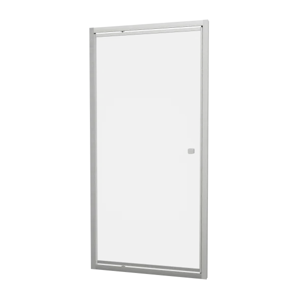 Crosswater Clear 6 Pivot Door 900 Brushed Nickel