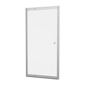 Crosswater Clear 6 Pivot Door 900 Brushed Nickel