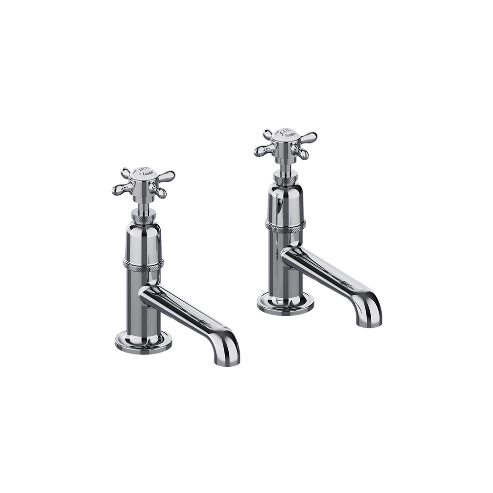 Burlington Guild Basin Pillar Tap (long Nose) Chrome