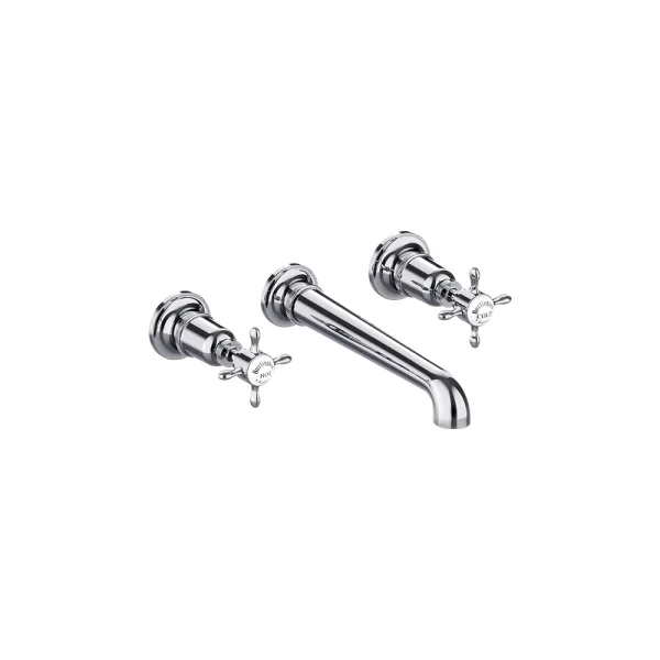 Burlington Guild Basin 3th Set Wall Mounted Chrome
