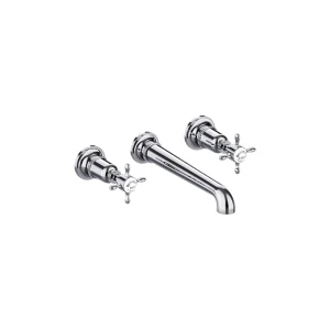 Burlington Guild Basin 3th Set Wall Mounted Chrome